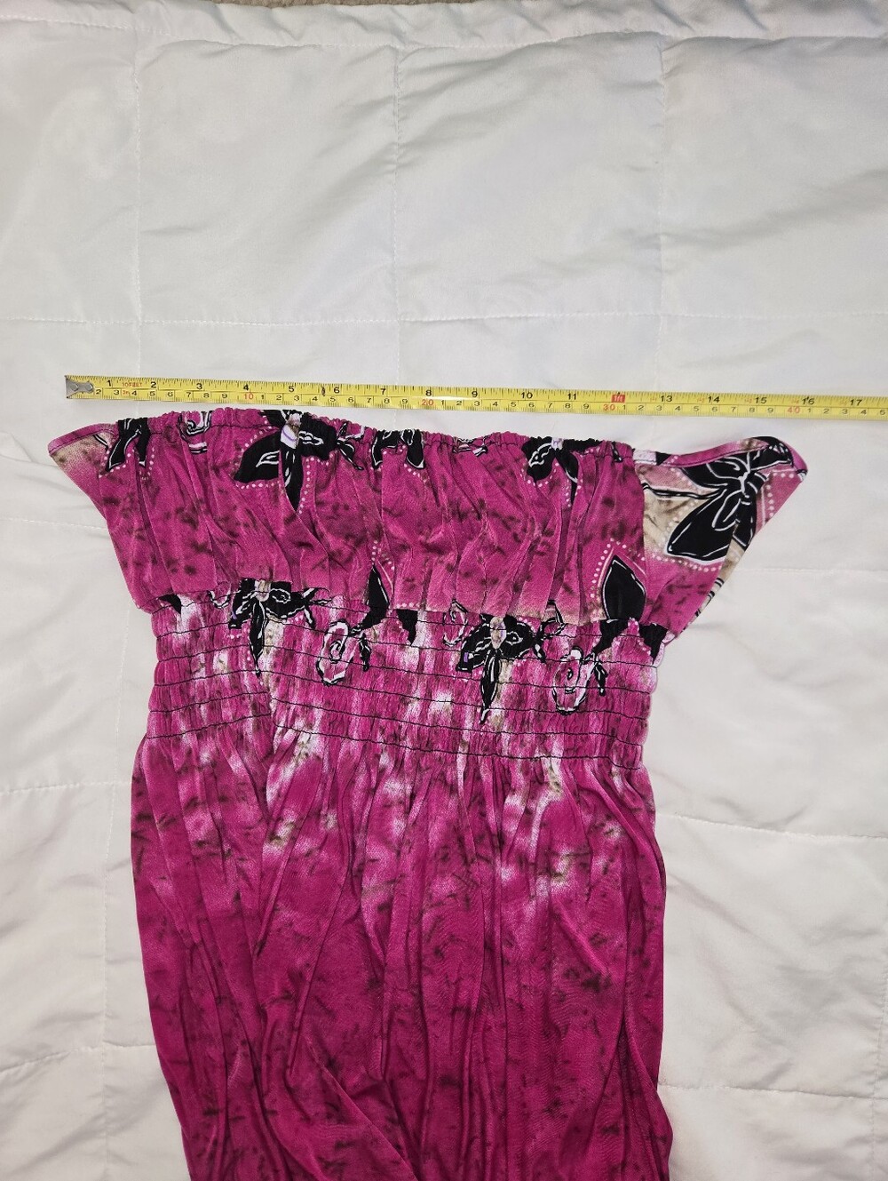 Boho Dream Goddess Halter Dress Tropical Island Floral Beachy Resortwear - Picture 13 of 13